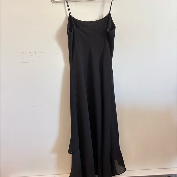 Joseph Ribkoff Black Asymmetrical Ruffled Cocktail Dress - Picture 5 of 5